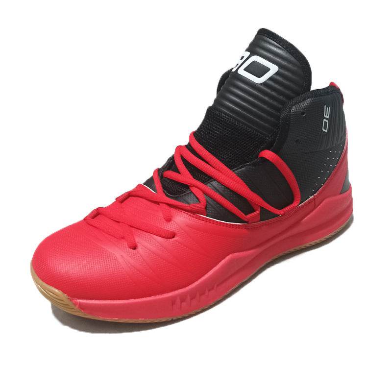 Couple Basketball Shoes Men's High-top Sneaker - Mubimart