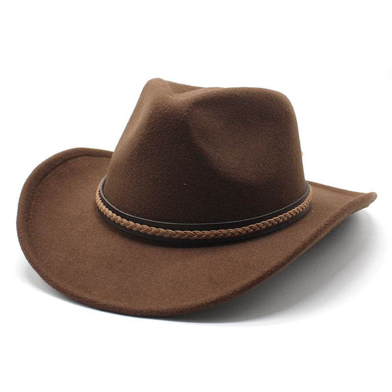 Men's And Women's Felt Fedora Hat - Mubimart