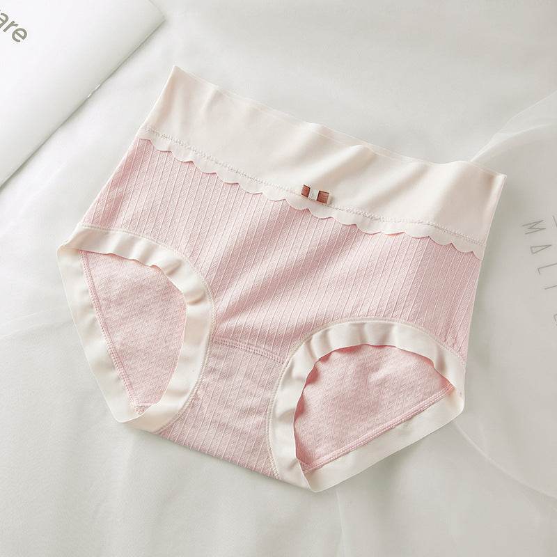 7A Antibacterial Seamless High Waist Belly Shaping Panties Women's Graphene Crotch - Mubimart