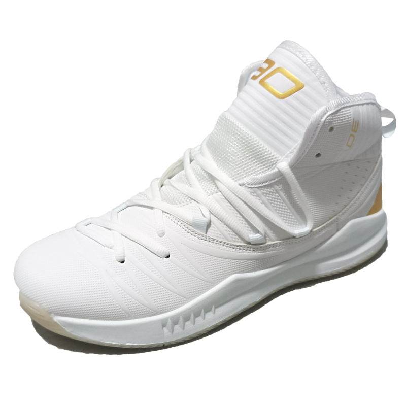 Couple Basketball Shoes Men's High-top Sneaker - Mubimart
