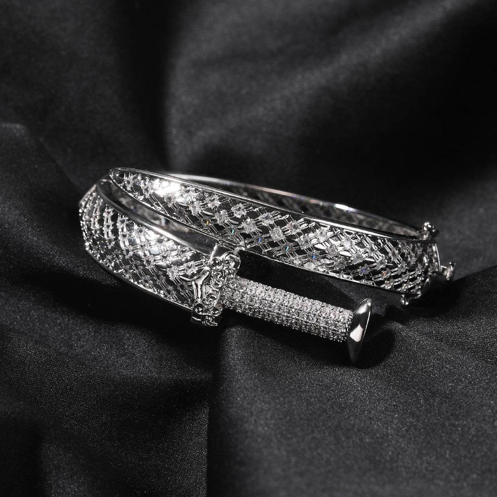 Cool Sword Personalized Bracelet Men - Mubimart