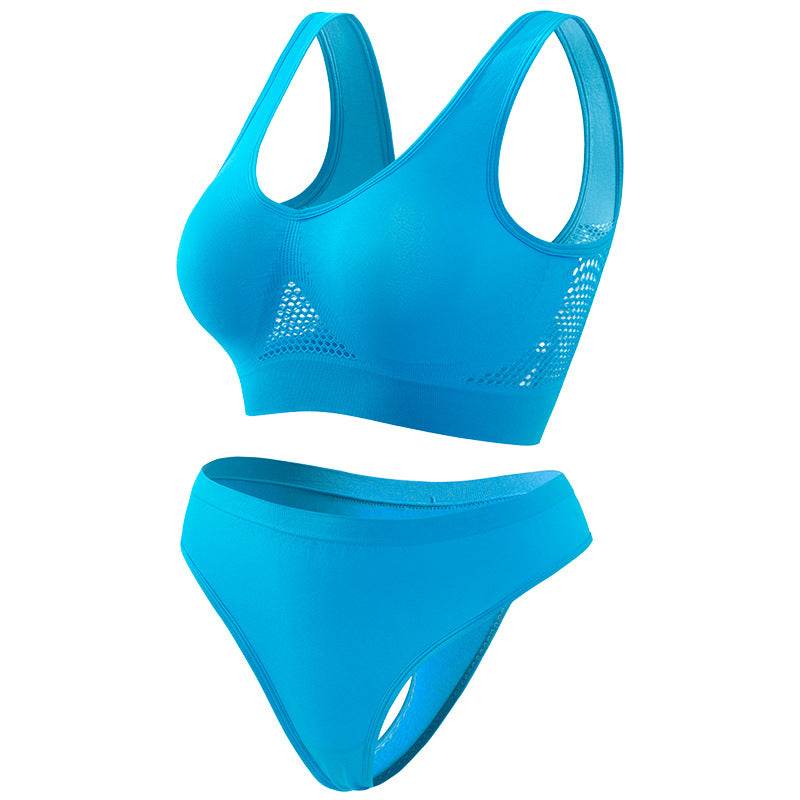 Women's Push-up Yoga Exercise Bra Set - Mubimart