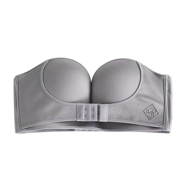 Girl Wireless Push Up Bra Strapless Invisible Sexy Fashion Underwear Female Small Size Thickened - Mubimart