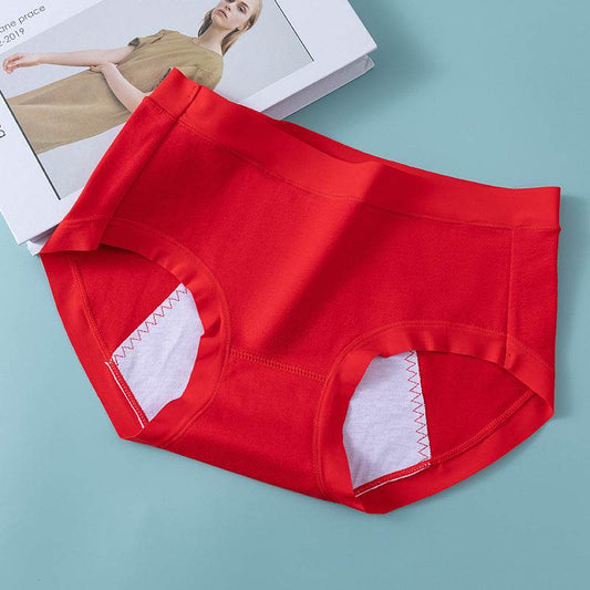 Cotton Menstrual Period Side Leakage Prevention Menstrual Panties - Mubimart