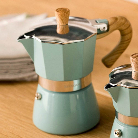 Octagonal aluminum coffee maker - Mubimart