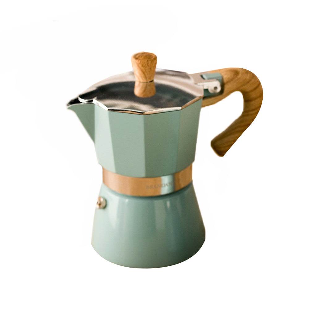 Octagonal aluminum coffee maker - Mubimart