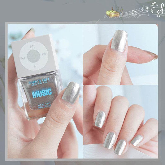 Odorless, Baking-free Nail Polish, Non-peelable Oily Nail Polish, Cherry Color Nail Polish - Mubimart