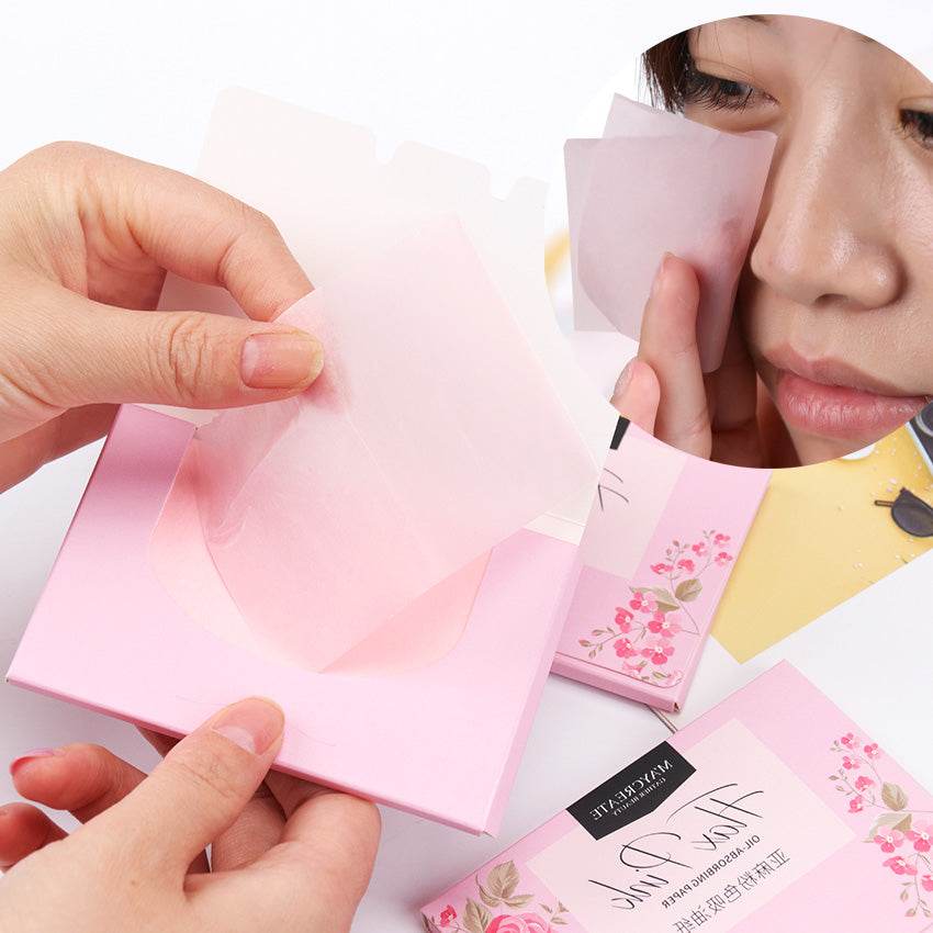 Oil-Absorbing Facial Tissues For Girls Face Cleansing And Make-Up Facial Tissues To Reduce Pores - Mubimart
