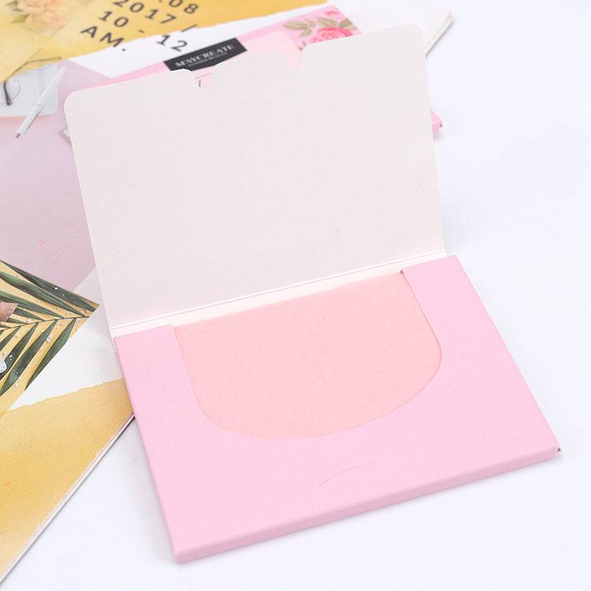 Oil-Absorbing Facial Tissues For Girls Face Cleansing And Make-Up Facial Tissues To Reduce Pores - Mubimart