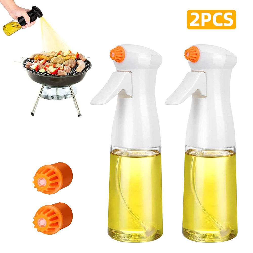Oil Spray Bottle Glass Kettle Kitchen High-pressure - Mubimart