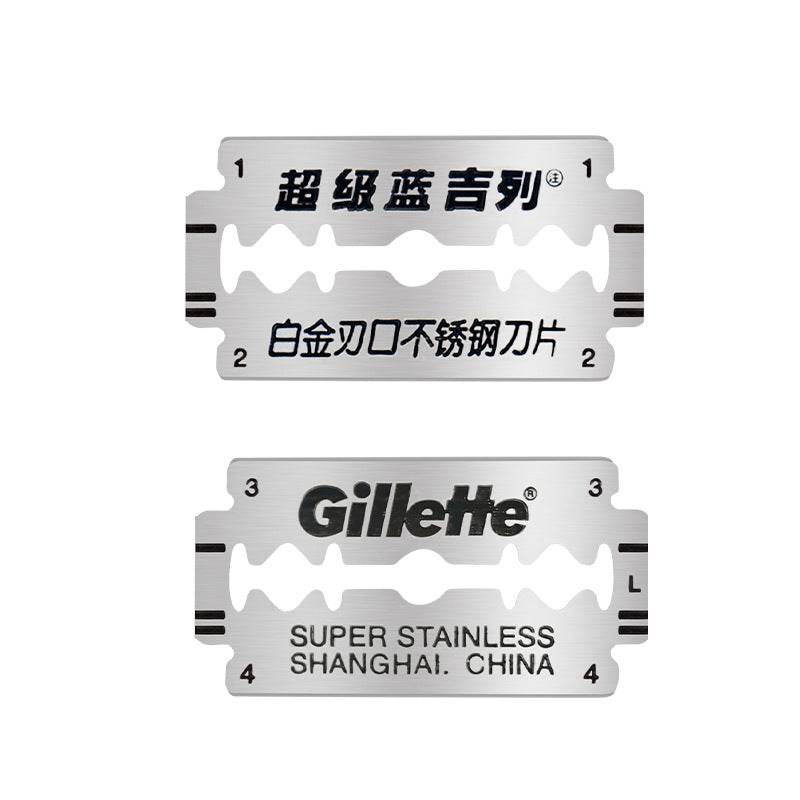 Old Fashioned Manual Double Sided Stainless Steel Razor Blade - Mubimart