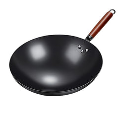 Old Iron Pot Hand-forged Non-coated Non-stick Frying Pan - Mubimart - Cast Iron Pans 