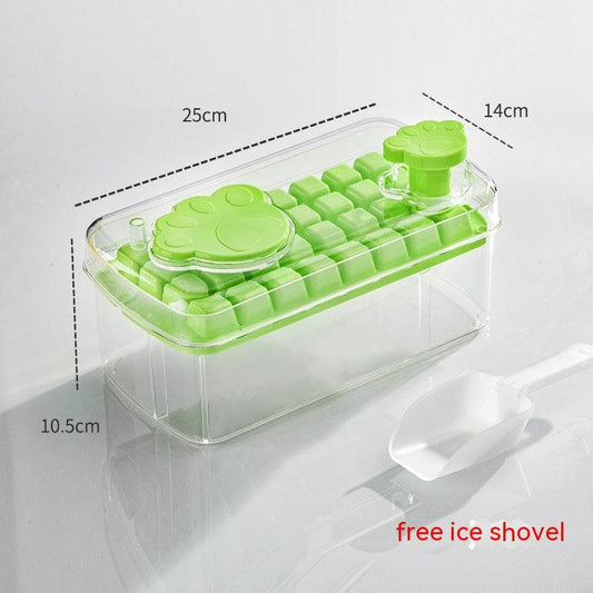One-Click Press Cat's Paw Ice Tray Large Capacity Ice Cube Mold - Mubimart