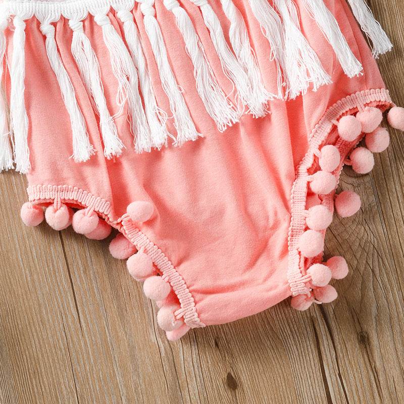 One-piece Harness Sleeveless Triangle Climbing Outfit - Mubimart