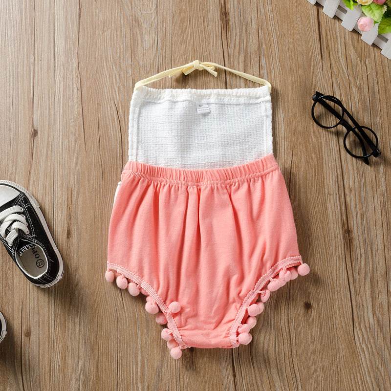 One-piece Harness Sleeveless Triangle Climbing Outfit - Mubimart