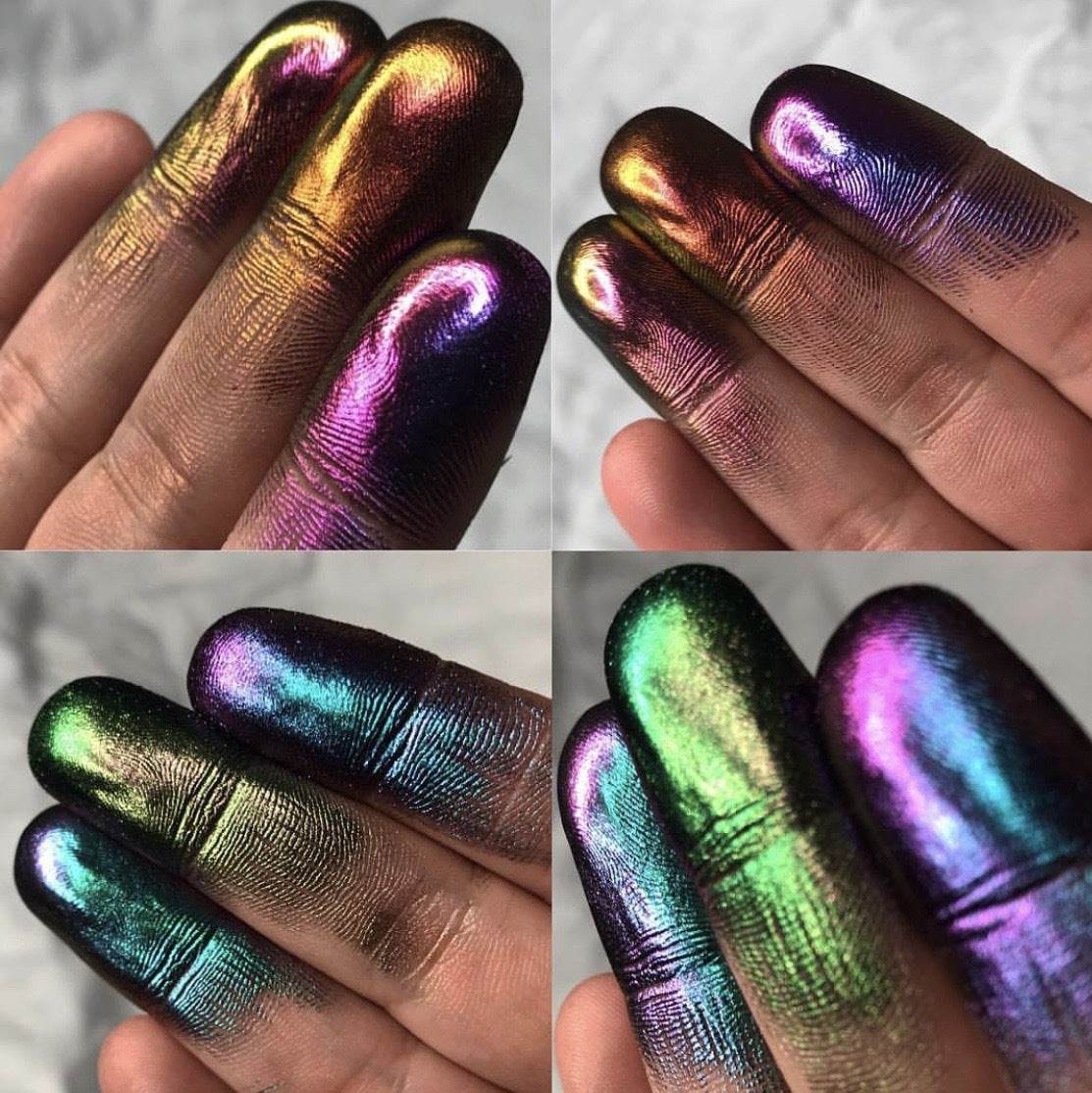 Optical Chameleon Light Change Eyeshadow Diamond Shine Eyeshadow Highlight Eyeshadow - Mubimart