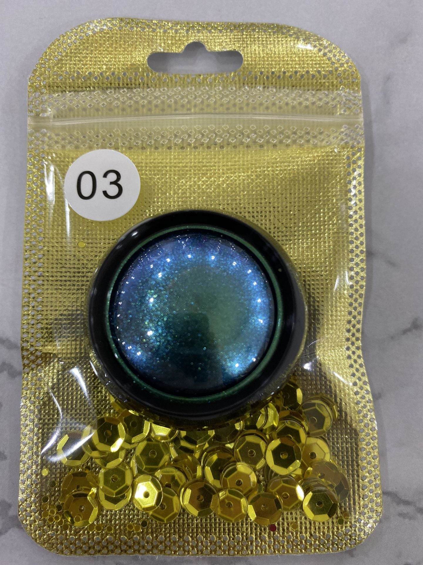 Optical Chameleon Light Change Eyeshadow Diamond Shine Eyeshadow Highlight Eyeshadow - Mubimart