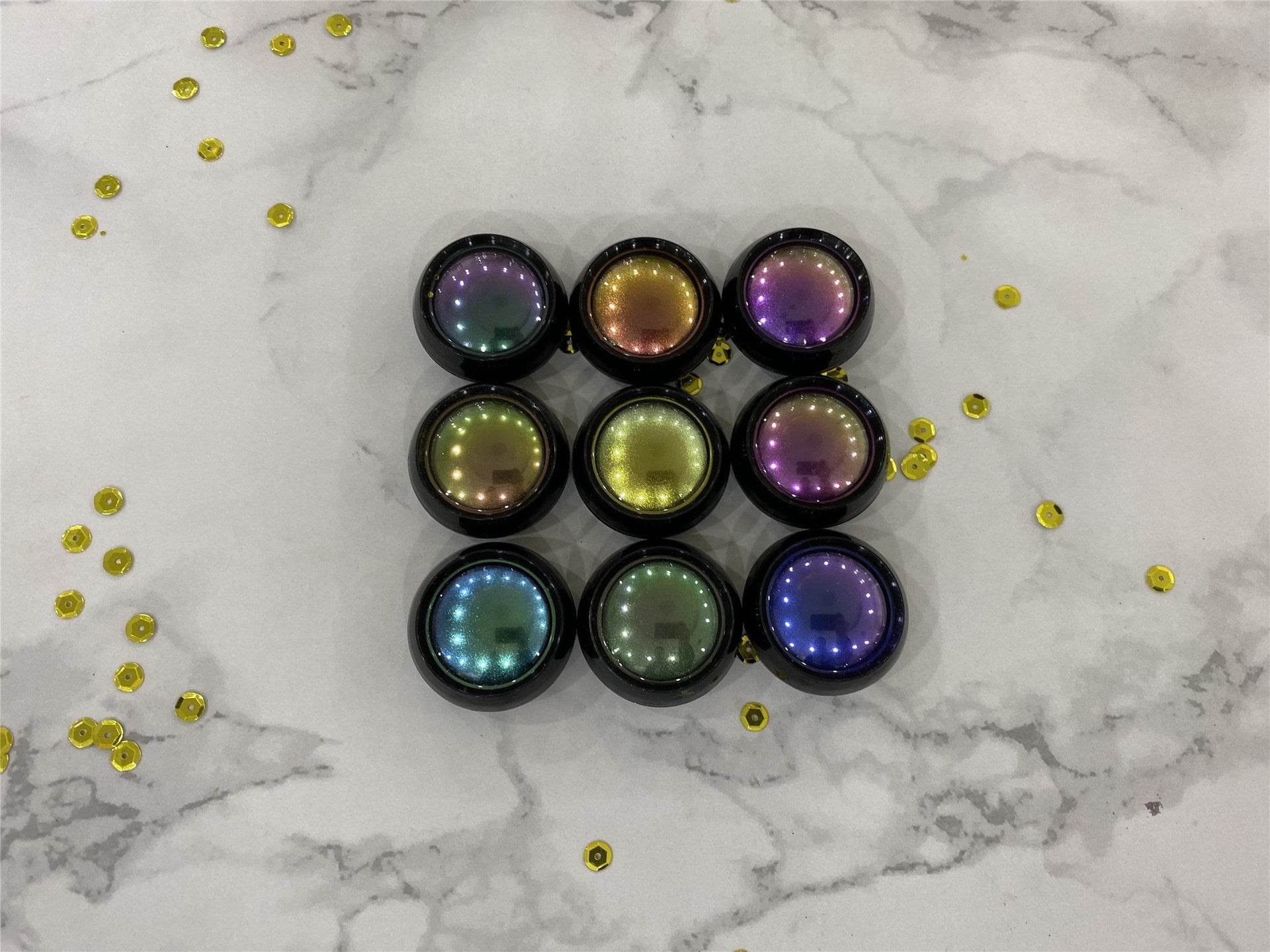 Optical Chameleon Light Change Eyeshadow Diamond Shine Eyeshadow Highlight Eyeshadow - Mubimart