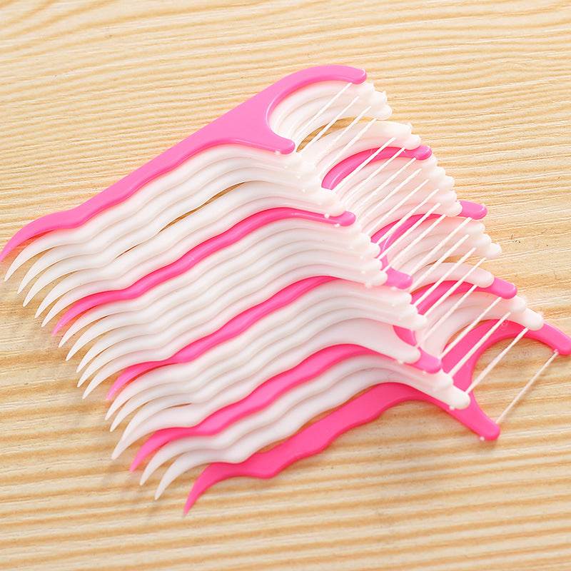 Oral Care Flossing Toothpicks 100pcs - Mubimart