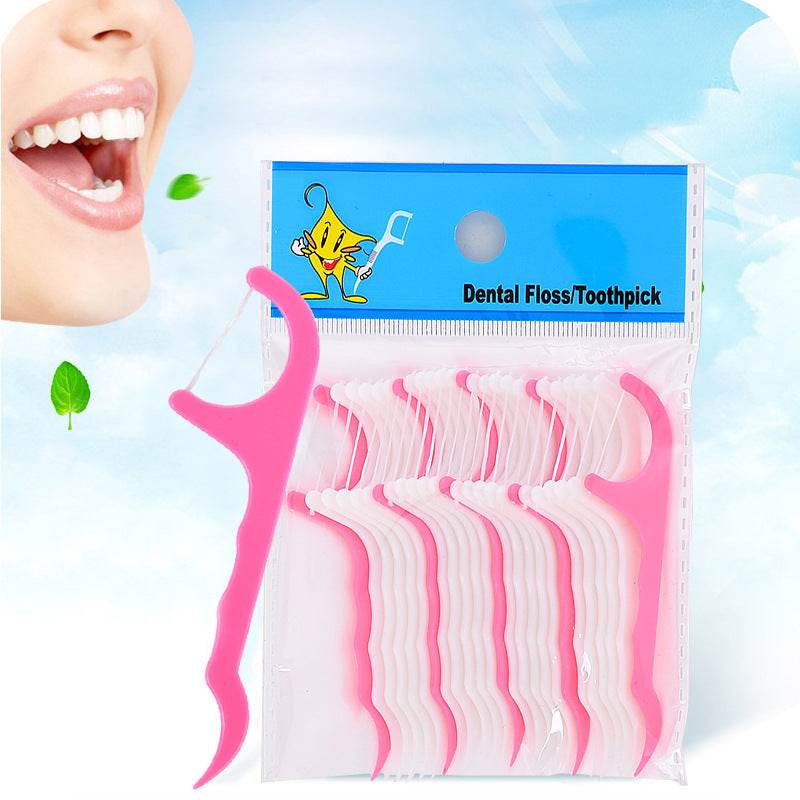 Oral Care Flossing Toothpicks 100pcs - Mubimart