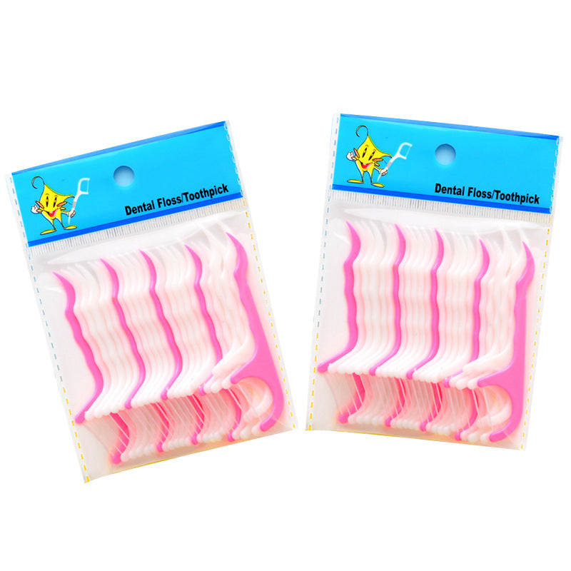 Oral Care  Flossing Toothpicks  100pcs - Mubimart - Toothpicks 