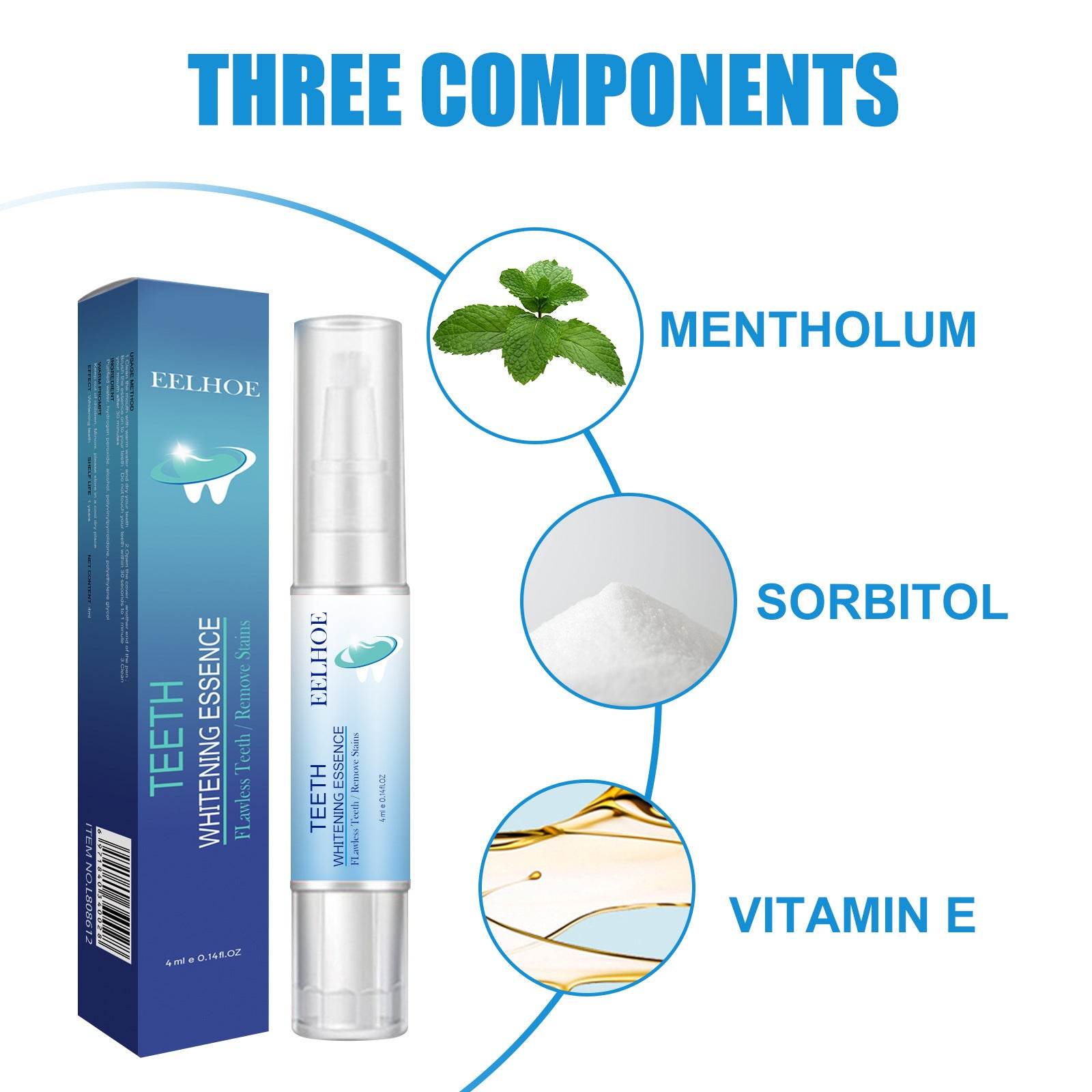 Oral Cleaning Dental Plaque Cleaning White Teeth Teeth Whitening Pen - Mubimart