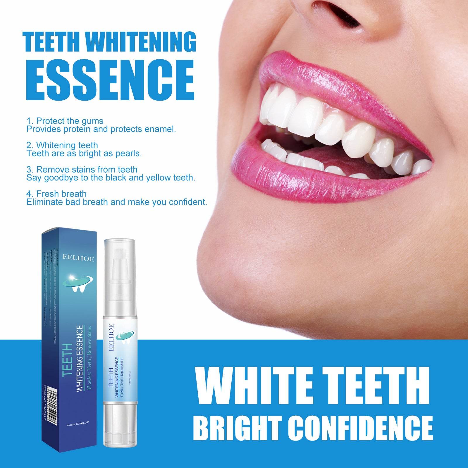 Oral Cleaning Dental Plaque Cleaning White Teeth Teeth Whitening Pen - Mubimart