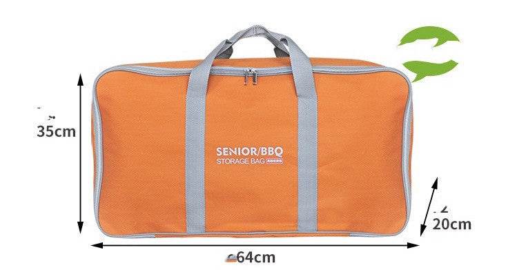 Orange Barbecue Grill Storage Carrying Case - Mubimart