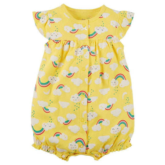 Orangemom summer baby girl clothes one-piece jumpsuits baby clothing ,cotton short romper infant girl clothes roupas menina home - Mubimart