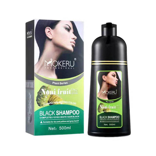 Organic Natural Fast Hair Dye Only 5 Minutes Noni Plant Black Hair Color Dye Shampoo - Mubimart