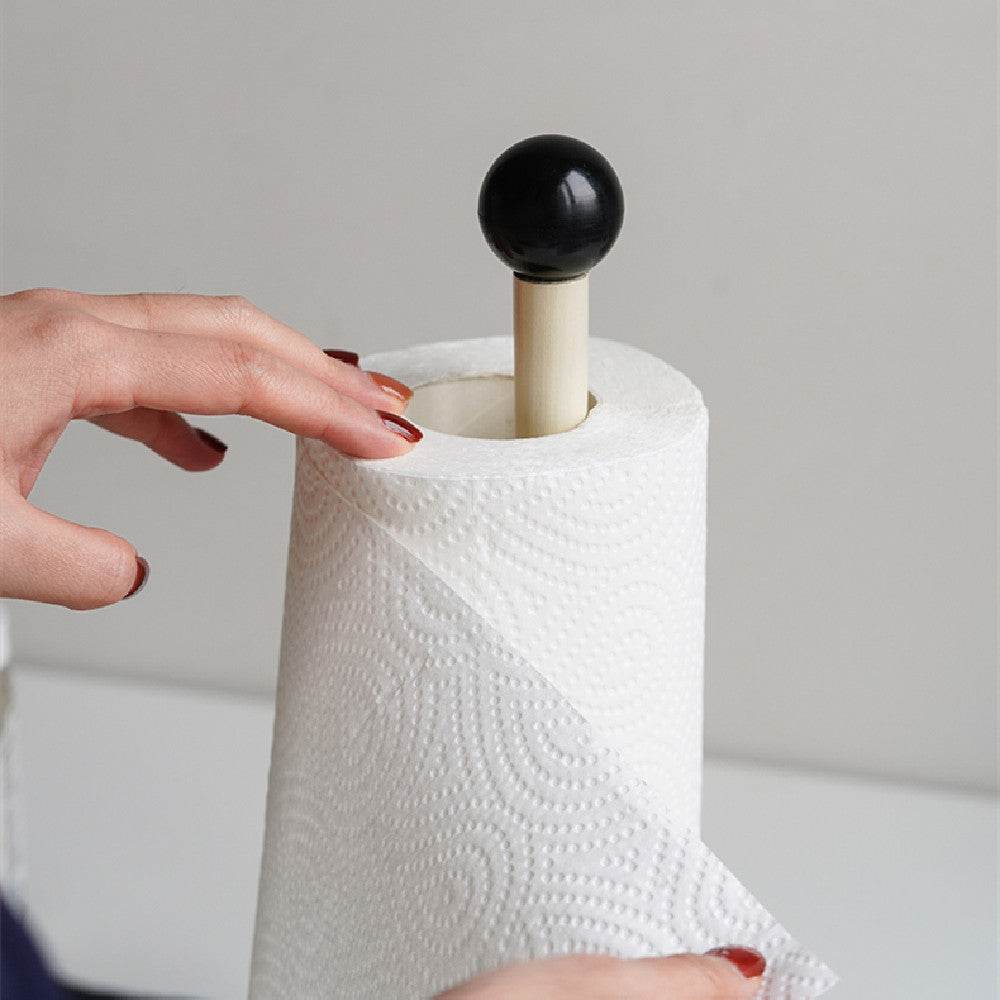 Original Wooden Roll Paper Towel Holder - Mubimart