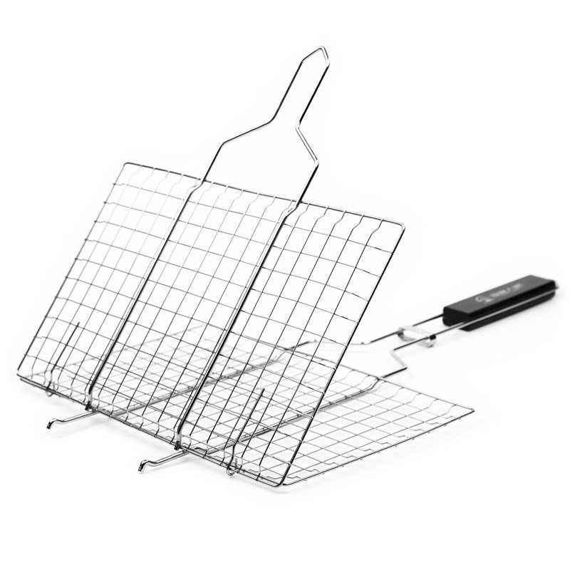 Outdoor BBQ Grill Barbecue Clip Barbecue Basket - Mubimart - Outdoor grills 