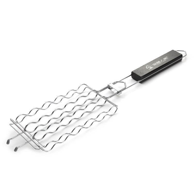 Outdoor BBQ Grill Barbecue Clip Barbecue Basket - Mubimart