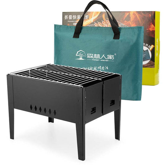 Outdoor BBQ Grill Barbecue Clip Barbecue Basket - Mubimart