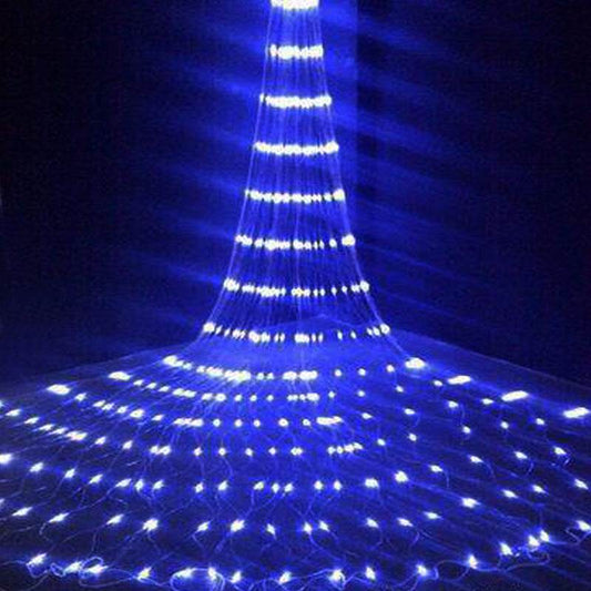 Outdoor Background Layout Of Net Lights And Water String Lights - Mubimart