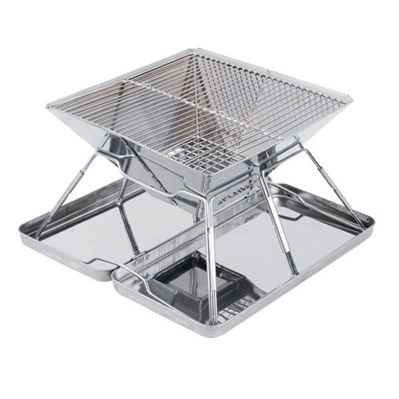 Outdoor Barbecue Grill Portable Foldable Medium Grill - Mubimart