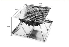 Outdoor Barbecue Grill Portable Foldable Medium Grill - Mubimart -  