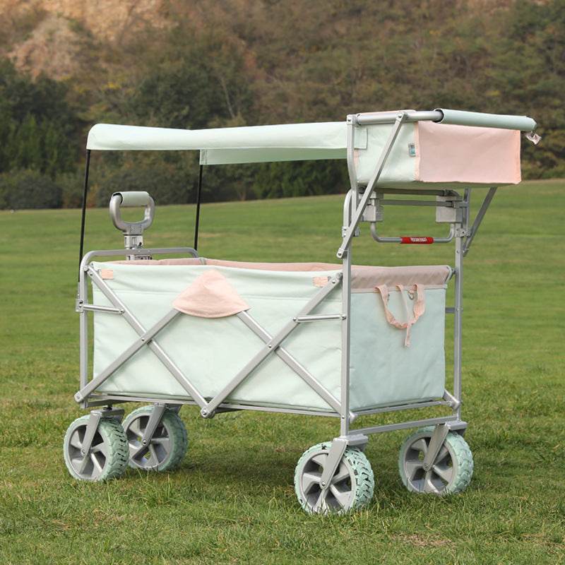 Outdoor Camping Folding Cart Beach Tent - Mubimart