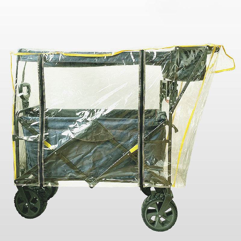 Outdoor Camping Folding Cart Beach Tent - Mubimart