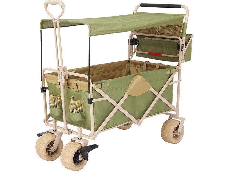 Outdoor Camping Folding Cart Beach Tent - Mubimart -  