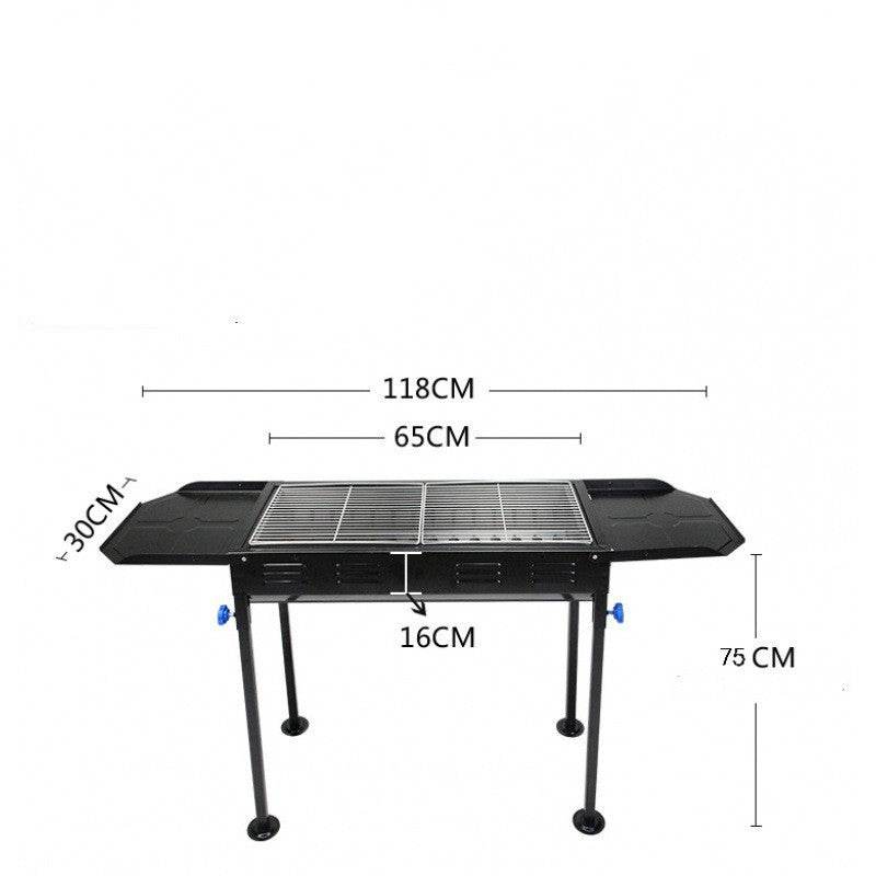 Outdoor Charcoal BBQ Tools Grill Utensils - Mubimart