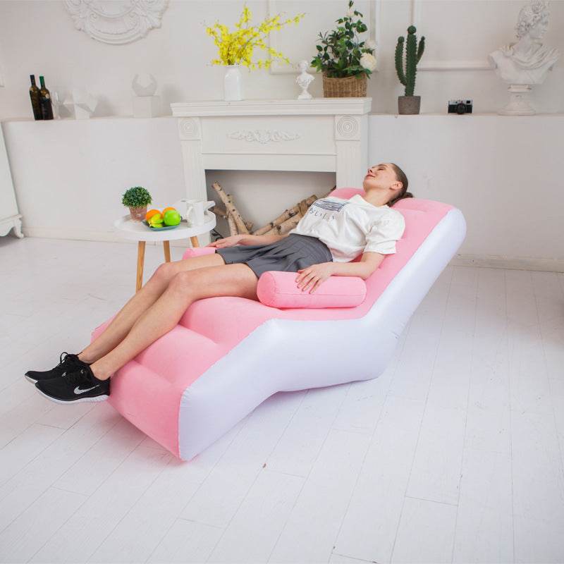 Outdoor Flocking Sofa Recliner Portable Lunch Break - Mubimart