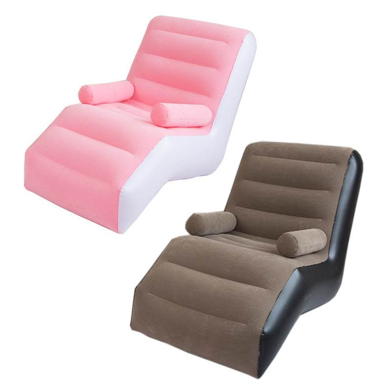 Outdoor Flocking Sofa Recliner Portable Lunch Break - Mubimart