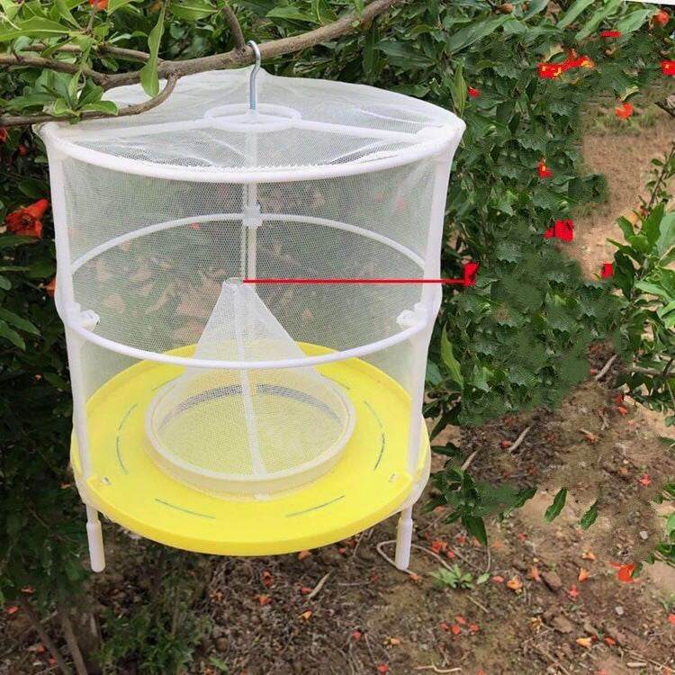 Outdoor Fly Trap Net Bait Hanging Type - Mubimart