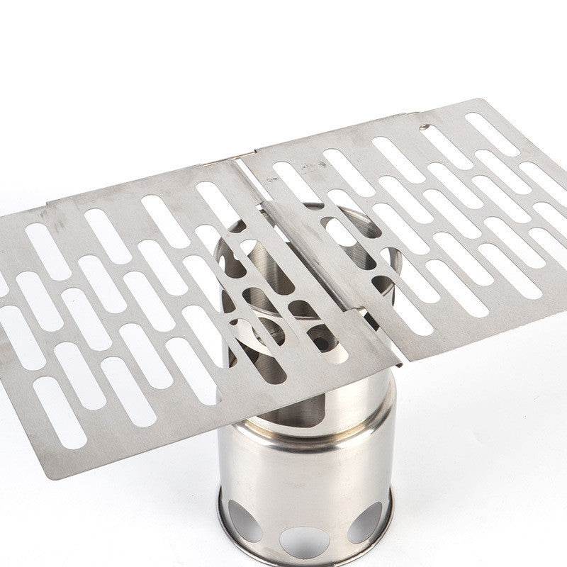 Outdoor Picnic Simple Portable Mini Barbecue Grill Grill Plate Stainless Steel Folding Grill Grill Grill - Mubimart