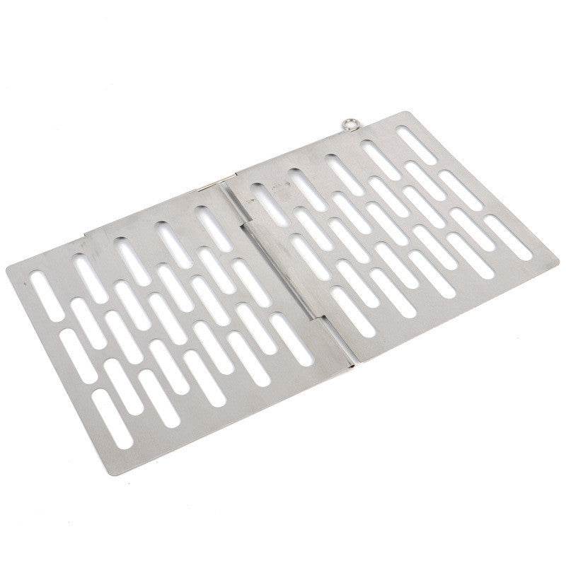 Outdoor Picnic Simple Portable Mini Barbecue Grill Grill Plate Stainless Steel Folding Grill Grill Grill - Mubimart