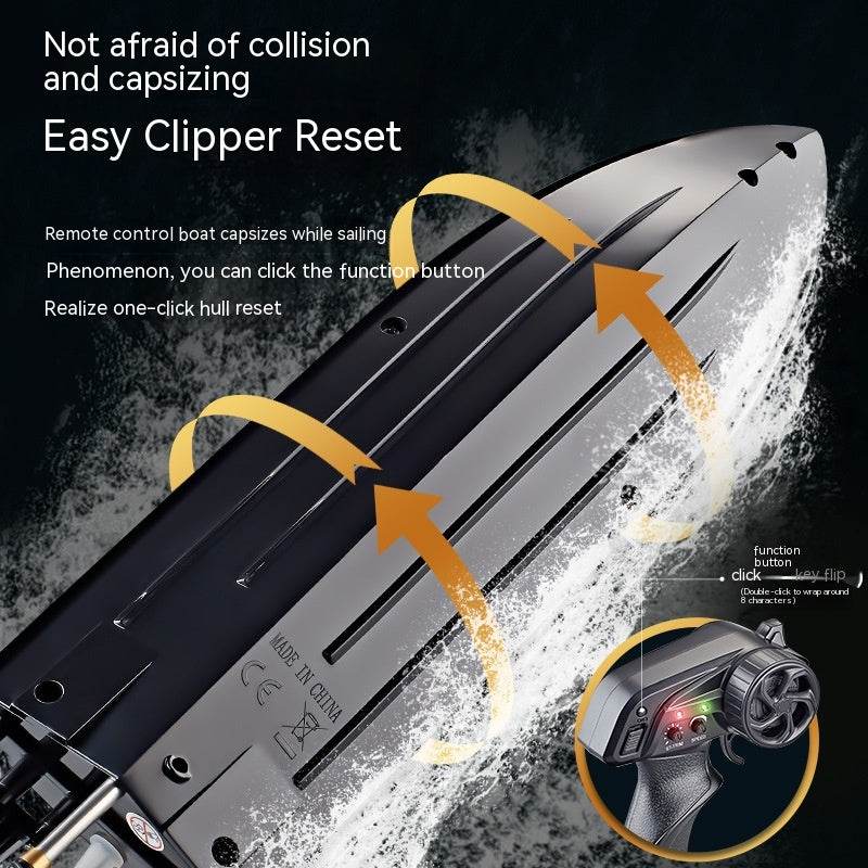Outdoor Toy Boat High-speed Speedboat - Mubimart