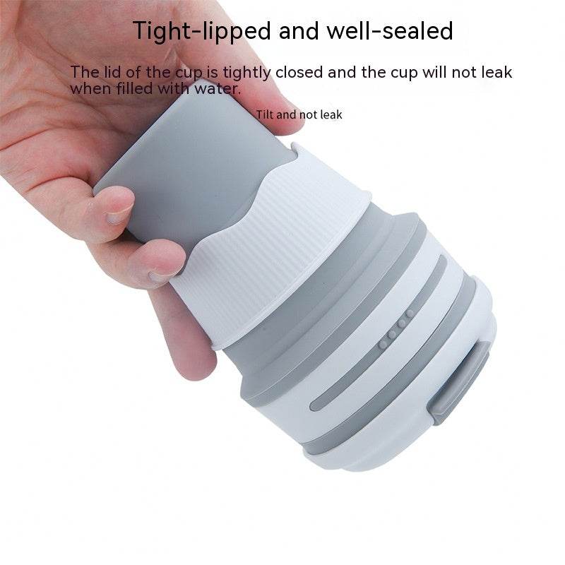 Outdoor Travel Portable Silicone For Water Folding Coffee Cup Water Bottle - Mubimart