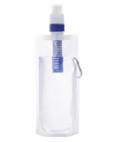 Outdoor Water Bag Portable Filter Water Bag Filter Suction Travel Folding Water Bag - Mubimart