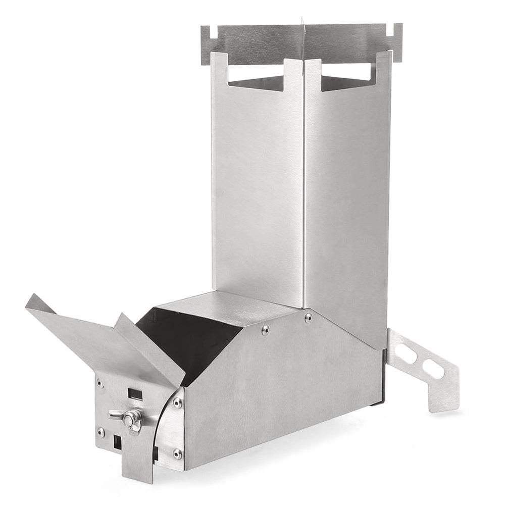 Outdoor stainless steel folding barbecue grill - Mubimart